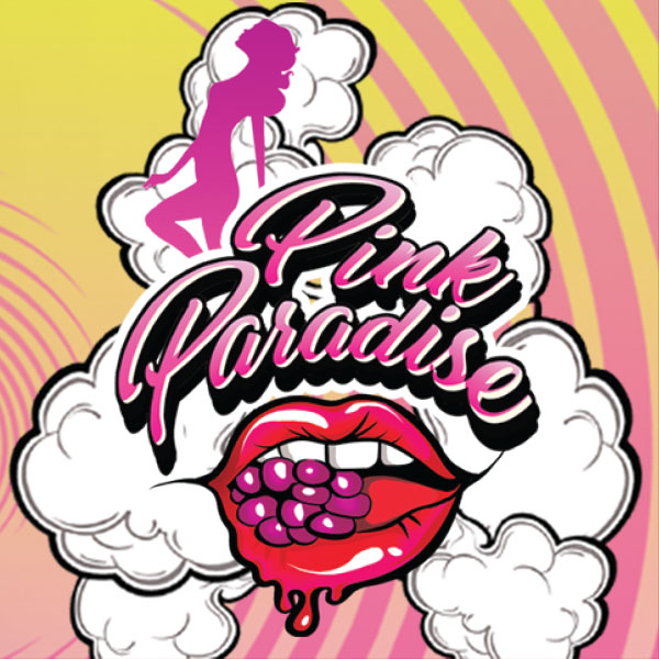 pink paradise e-liquid Logo
