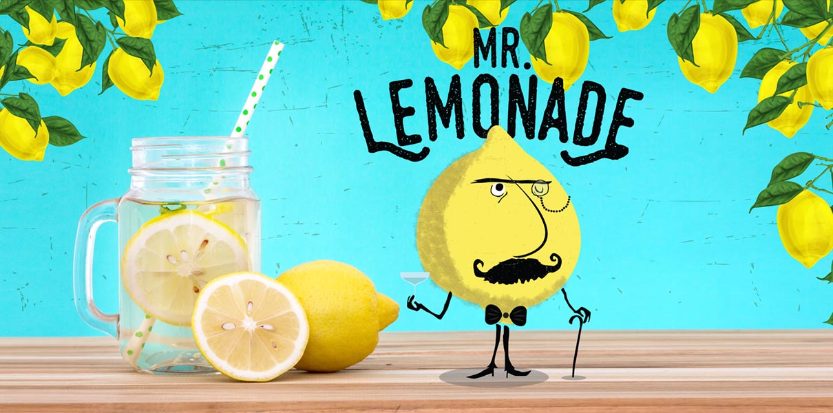 Mr Limonade e-liquid Logo illustration