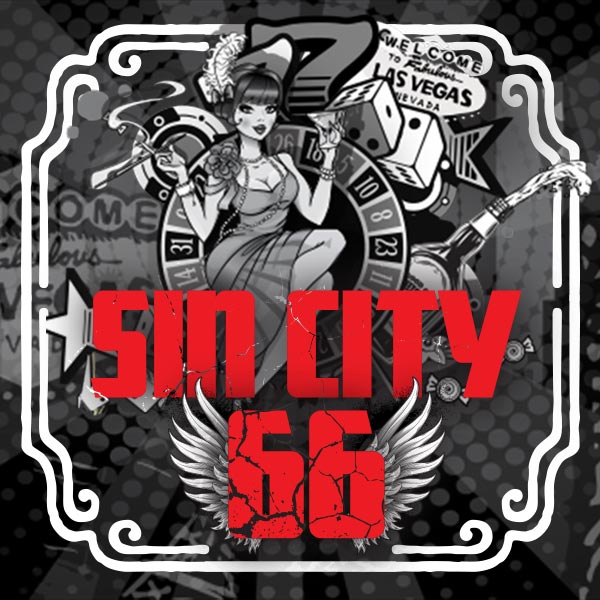 Sin City e-liquid Logo illustration